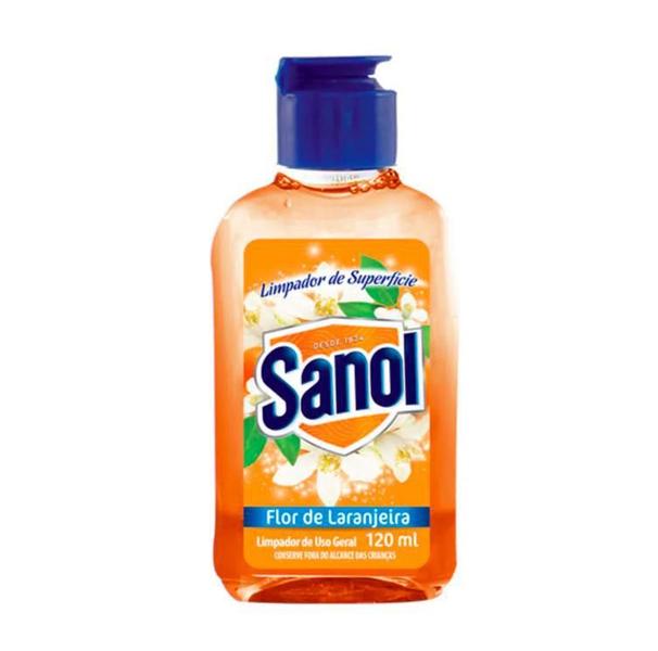 Imagem de Limpador De Superficies Sanol Flor De Laranjeira 120Ml