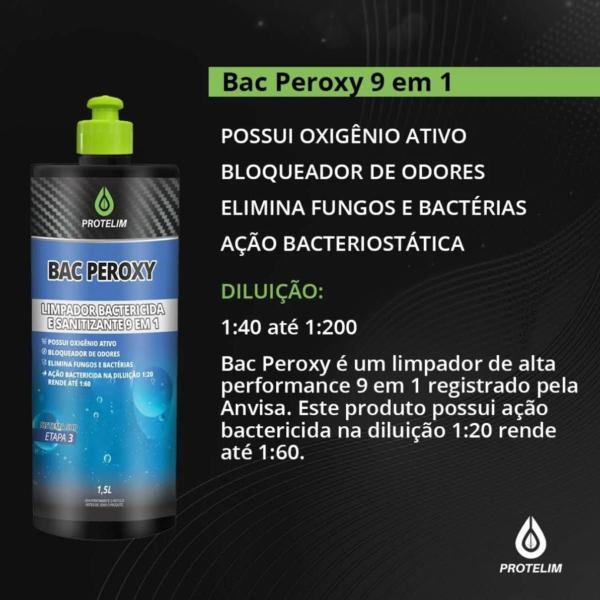 Imagem de Limpador De Uso Geral 9 Em 1 Bac Peroxy 1,5 L Protelim