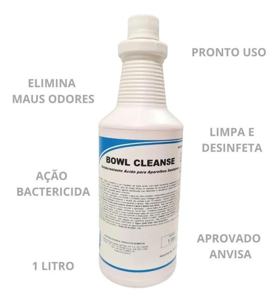 Imagem de Limpador De Vaso Sanitário Produto S/Odor Bowl Cleanse 1L