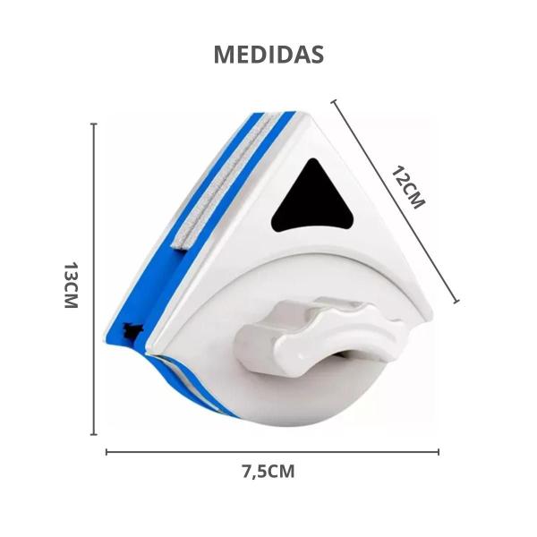 Limpador de Vidros Dupla Face com Ímã Super Poderoso - FSS Variedades Imagem de Limpador de Vidros Dupla Face com Ímã Super Poderoso
