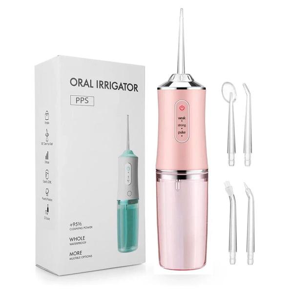 Limpador Dentes Water Pik Oral Bucal Portátil - DESERT ECOM Imagem de Limpador Dentes Water Pik Oral Bucal Portátil