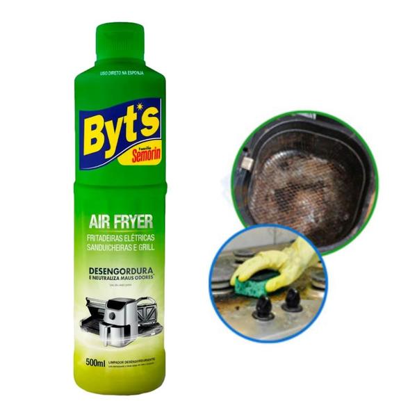 Limpador Desengordura Airfryer Perfumado Byt's Semorin 500ml Imagem de Limpador Desengordura Airfryer Perfumado Byt's Semorin 500ml