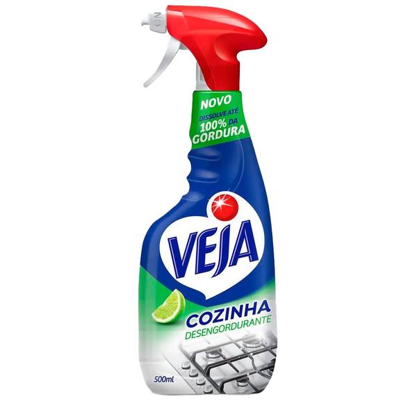 Imagem de Limpador Desengordurante Spray Limão Veja 500ml