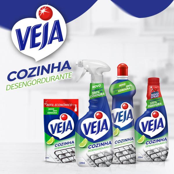 Imagem de Limpador Desengordurante Veja 500Ml Limão Pulverizador