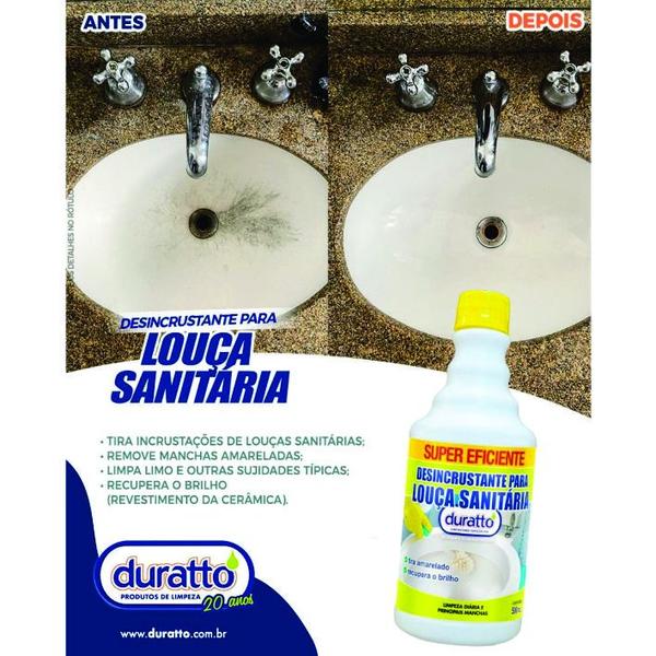 Imagem de Limpador desincrustante para louca sanitaria duratto 500 ml