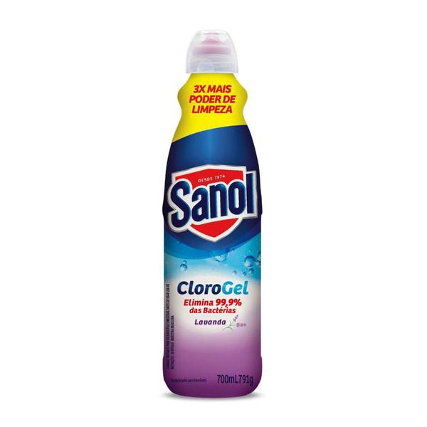 Imagem de Limpador Desinfetante Clorogel Sanol Lavanda 700ml