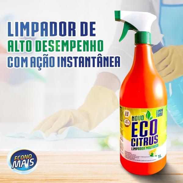 Imagem de Limpador e desengordurante multiuso eco citrus  1l  sinta o poder da laranja