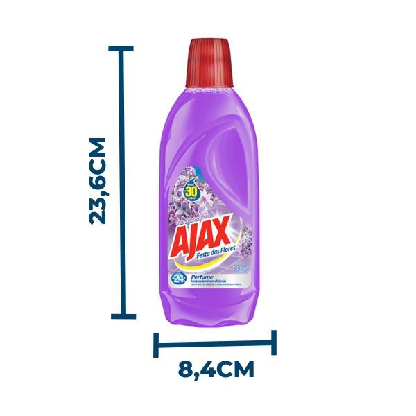 Limpador Festa das Flores Lavanda Ajax 500ml Imagem de Limpador Festa das Flores Lavanda Ajax 500ml