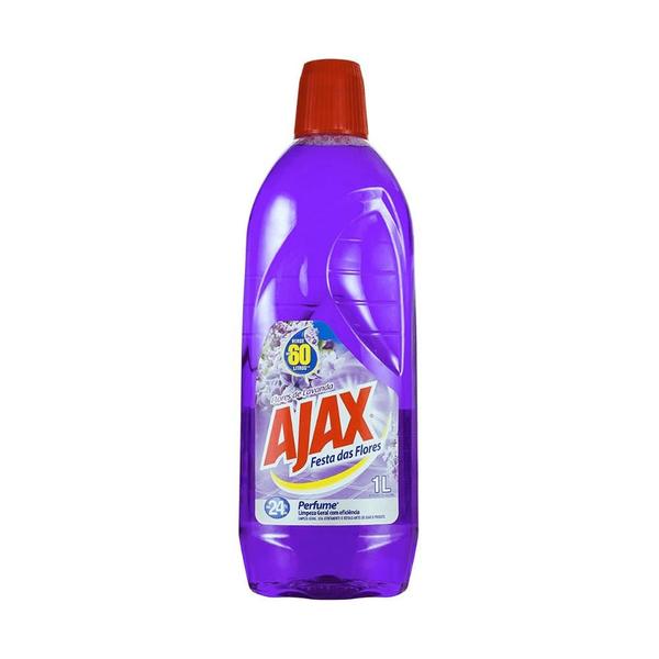 Imagem de Limpador geral diluível Lavanda Festa das Flores Ajax 1 litro rende até 60 litros