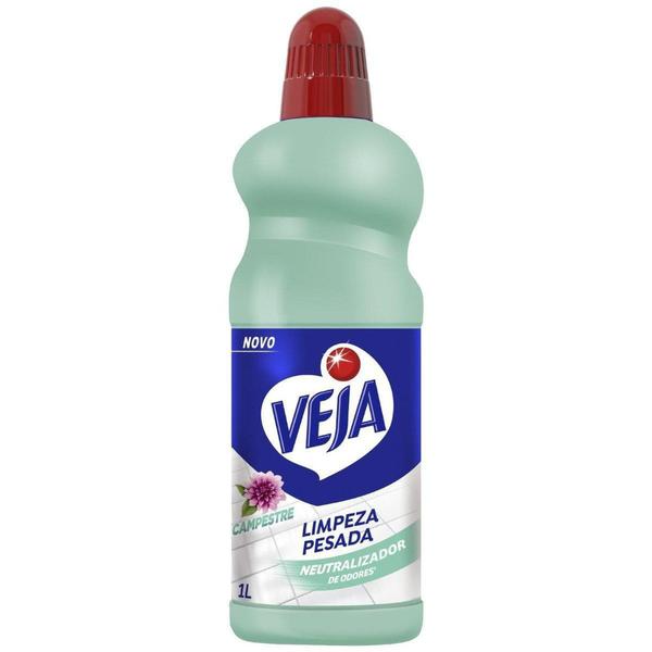 Imagem de Limpador Limpeza Pesada Floral Campestre Veja Frasco 1L