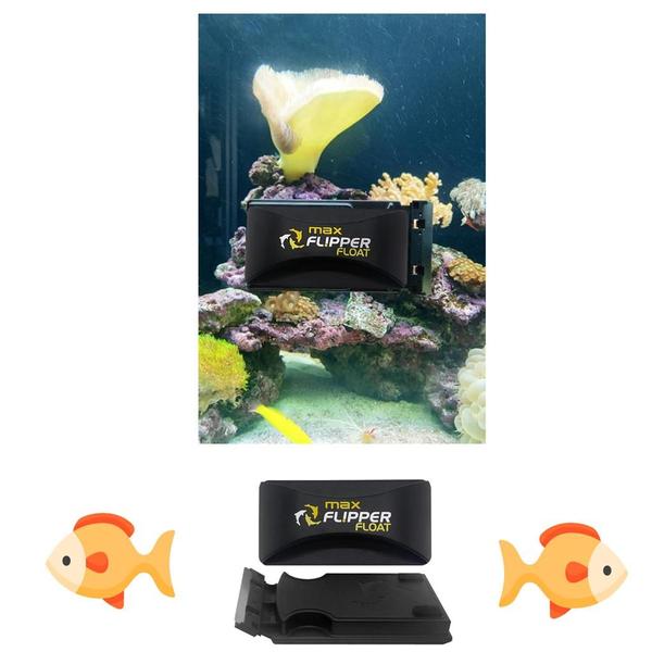 Imagem de Limpador Magnético P/ Aquários Peixes Flipper Float Max