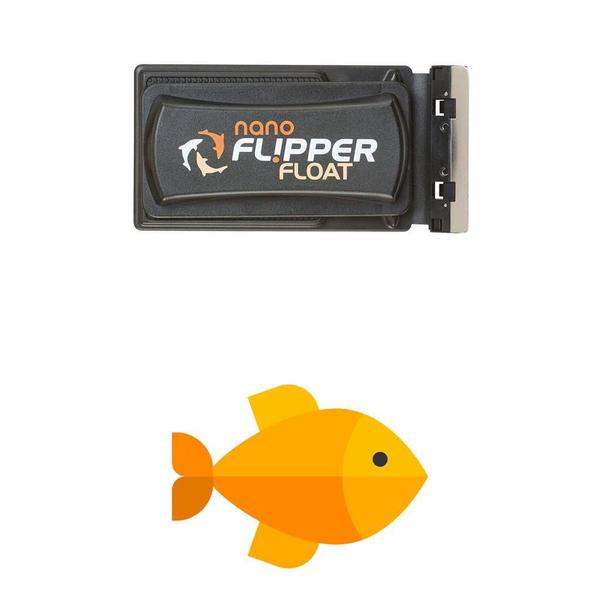 Imagem de Limpador Magnético P/ Aquários Peixes Flipper Float Nano