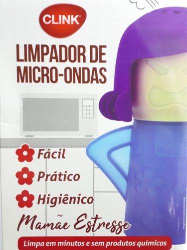 Imagem de Limpador Micro Ondas Clink Agua Vinagre 8cm Prático Ck2033