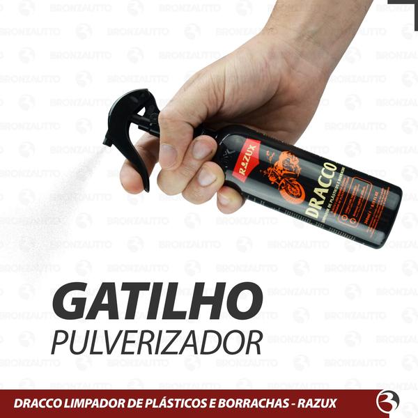 Imagem de Limpador Multiação Spray P/ Plastico E Borracha Dracco Razux