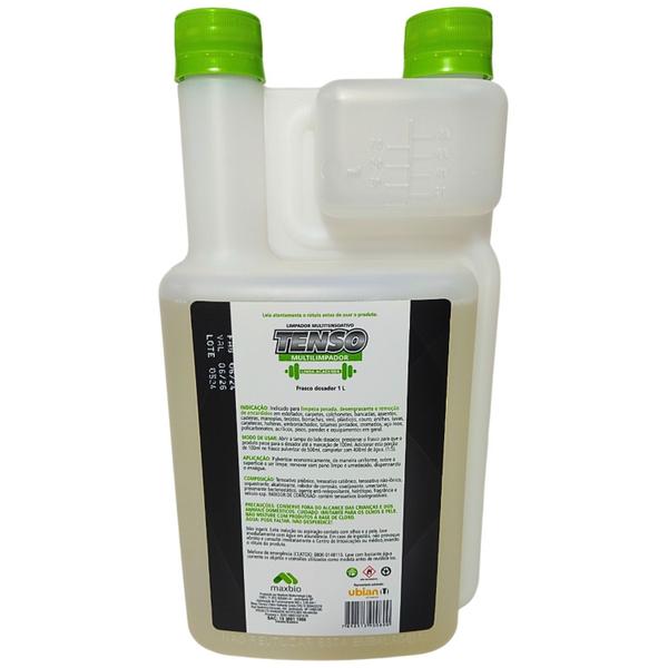 Imagem de Limpador multitensoativo tenso maxbio multilimpador de academia 1l + aplicador pulverizador 500ml