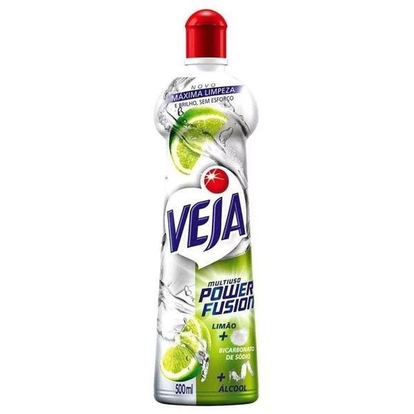 Limpador Multiuso Power Fusion Limão Veja 500ml Imagem de Limpador Multiuso Power Fusion Limão Veja 500ml