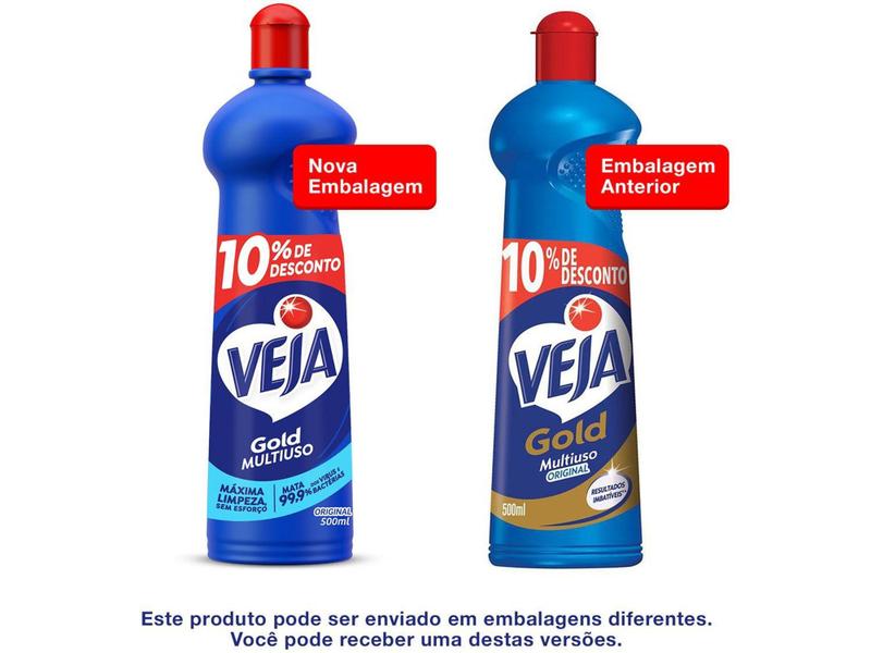 Imagem de Limpador Multiuso Veja Gold Original 500ml