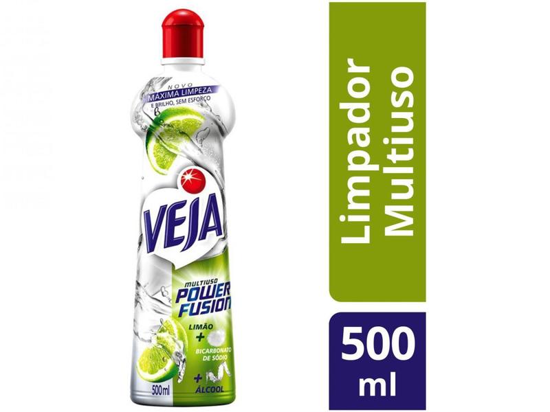 Imagem de Limpador Multiuso Veja Power Fusion Limão - 500ml