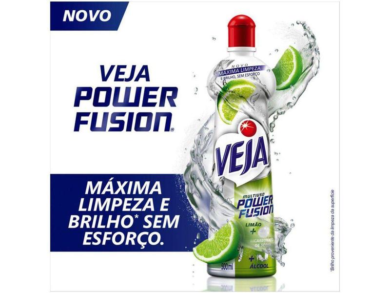 Imagem de Limpador Multiuso Veja Power Fusion Limão - 500ml