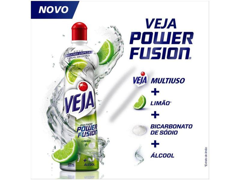 Imagem de Limpador Multiuso Veja Power Fusion Limão - 500ml