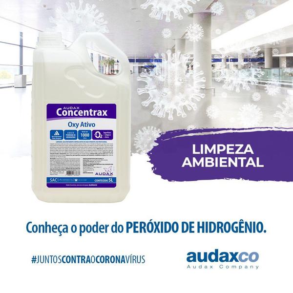 Imagem de Limpador Oxy Ativo Peróxido de Hidrogênio Concentrax 5l - AUDAX