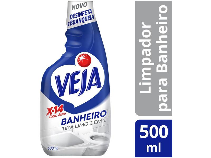 Imagem de Limpador para Banheiro Veja X14 Tira Limo - Spray 500ml