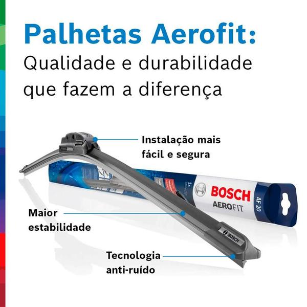 Imagem de Limpador Para-brisa Paleta Palheta Bosch Kia Besta 1998 a 2005