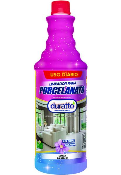 Limpador para porcelanato uso diario 1l duratto jasmin Imagem de Limpador para porcelanato uso diario 1l duratto jasmin