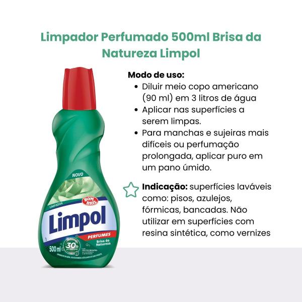 Imagem de Limpador Perfumado Brisa Natureza Limpol Bombril 500Ml