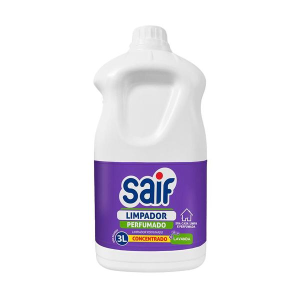 Limpador Perfumado Concentrado Lavanda 3L Saif Imagem de Limpador Perfumado Concentrado Lavanda 3L Saif