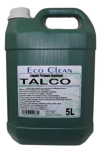 Imagem de Limpador Perfumado Desinfetante Talco Eco Clean 10 Litros