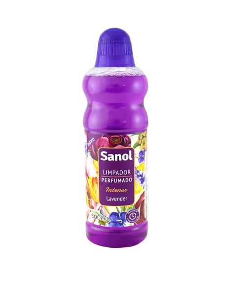 Imagem de Limpador Perfumado Extratos Naturais 1Litro Sanol Lavanda