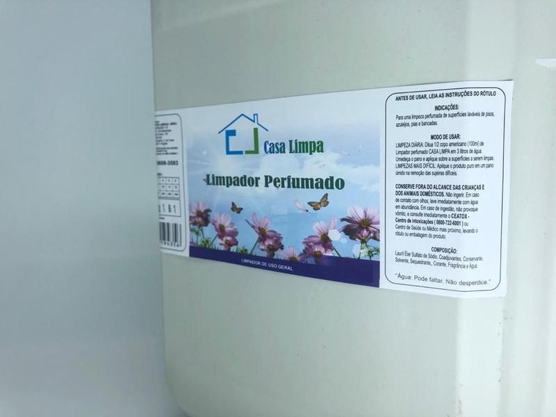 Limpador Perfumado Geovana Galao 5L Climpa - Casa Limpa Imagem de Limpador Perfumado Geovana Galao 5L Climpa