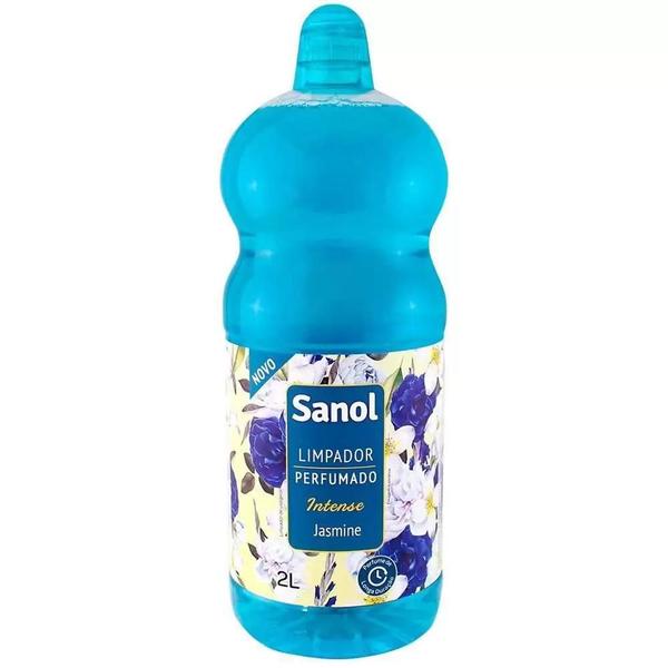 Imagem de Limpador Perfumado Intense Jasmine Azul Sanol 2l