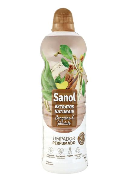 Imagem de Limpador perfumado sanol extratos naturais gengibre e sandalo 1l