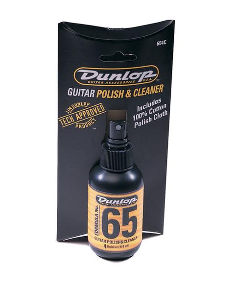 Imagem de Limpador/Polidor F65 para Instrumentos de Corda com Flanela  Dunlop  654C