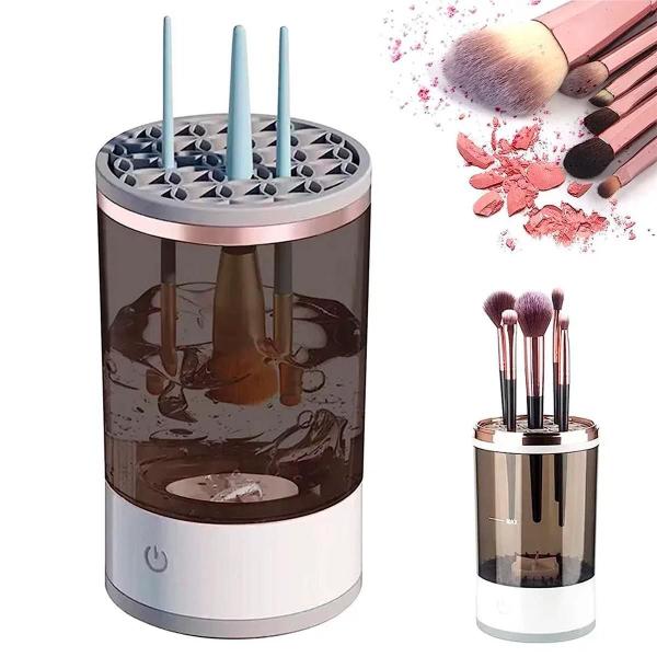 Limpador Recarregável Pincéis Maquiagem Limpeza Automática - Bellator Imagem de Limpador Recarregável Pincéis Maquiagem Limpeza Automática