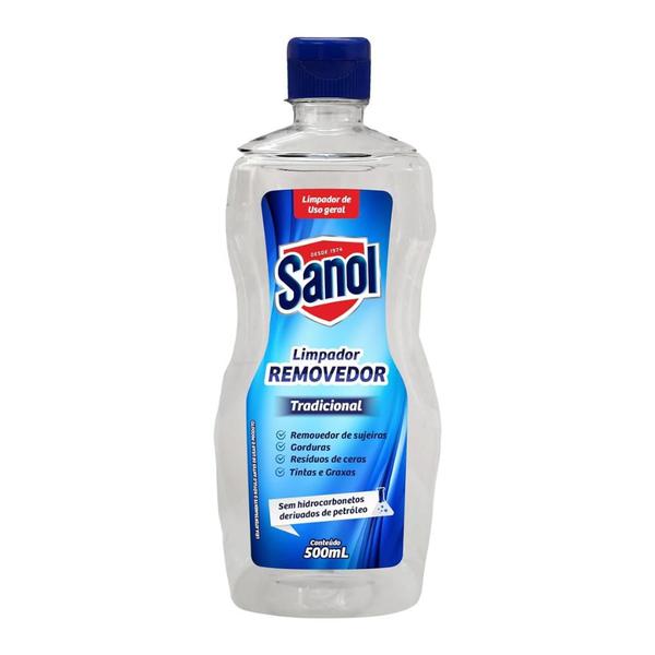 Imagem de Limpador Removedor  Uso Geral Sem Hidrocarbonetos Tradicional  500 Ml Sanol