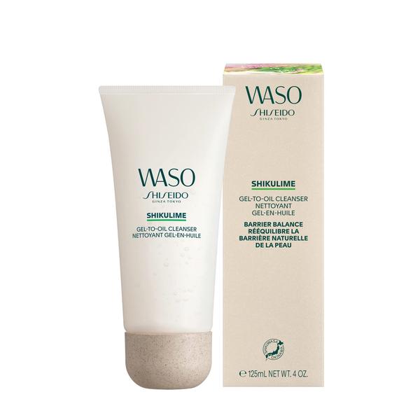 Limpador Shiseido Waso Shikulime em gel a óleo com fórmula vegana Imagem de Limpador Shiseido Waso Shikulime em gel a óleo com fórmula vegana