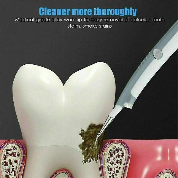 Limpador ultrassônico de dentes, removedor de manchas - HUOGUO Imagem de Limpador ultrassônico de dentes, removedor de manchas