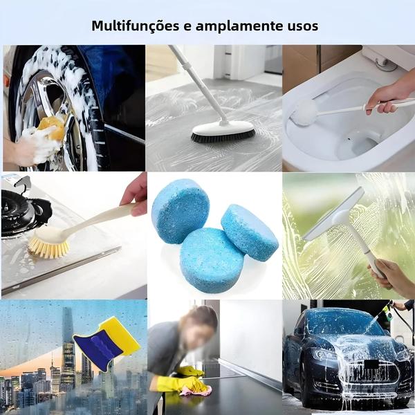 Imagem de Limpador Universal de Para-brisa 2024 - Tablet Efervescente e Spray de Água