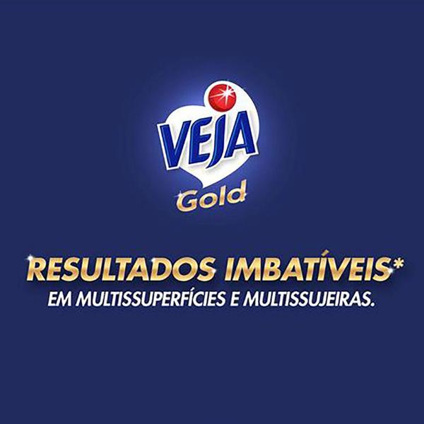 Imagem de Limpador Veja Multi Uso Gold Original 500ml Kit 3