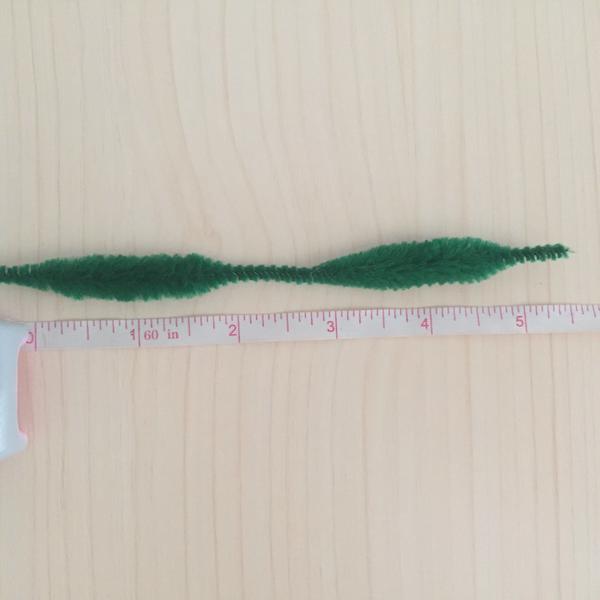 Imagem de Limpadores de cachimbo Caryko Fuzzy Bump Chenille Stems (verdes) x100