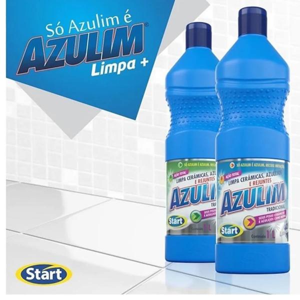 Limpeza eficaz Azulim 1L tira encardido sem agredir - Loja CleanUp Imagem de Limpeza eficaz Azulim 1L tira encardido sem agredir