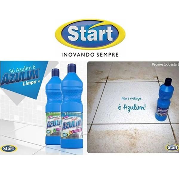Limpeza eficaz Azulim 1L tira encardido sem agredir - Loja CleanUp Imagem de Limpeza eficaz Azulim 1L tira encardido sem agredir