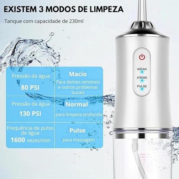 Imagem de Limpeza ideal com Irrigador Oral e Jato d'Água!