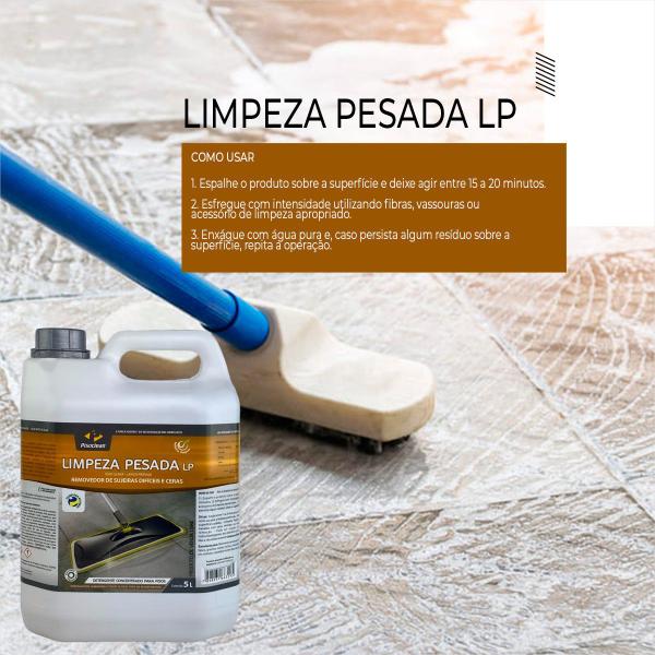 Imagem de Limpeza Pesada Lp 5l Pisoclean Tira Cera/Porcelanato