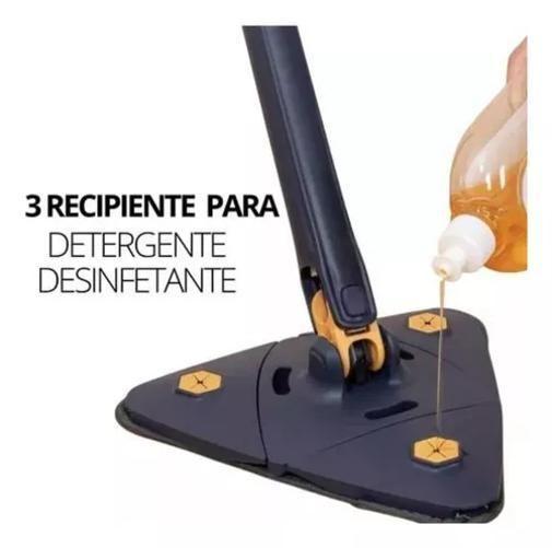 Imagem de Limpeza Premium Com Esfregão Triangular Rodo Giratório Mop