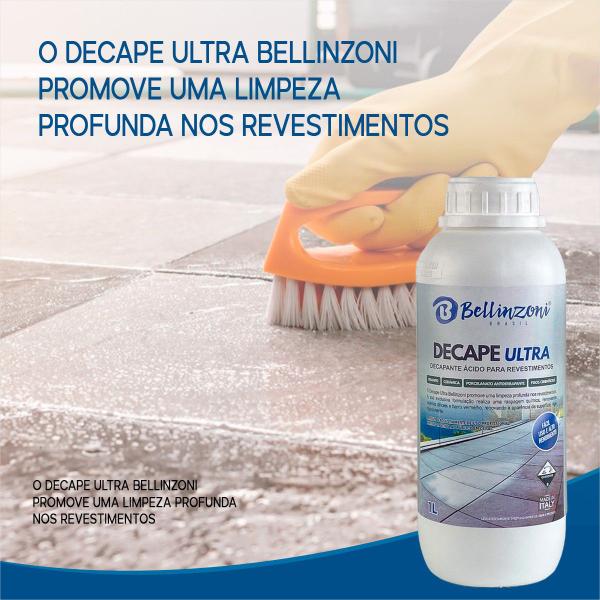 Limpeza Profunda Decapante Ultra Pisos Granito 1l Kit 3 - bellinzoni Imagem de Limpeza Profunda Decapante Ultra Pisos Granito 1l Kit 3