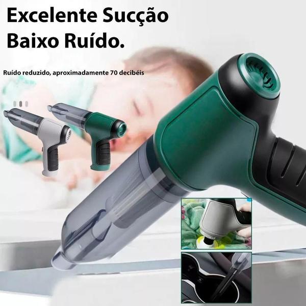 Imagem de Limpeza Sem Esforço: Mini Aspirador Pó Usb Bivolt